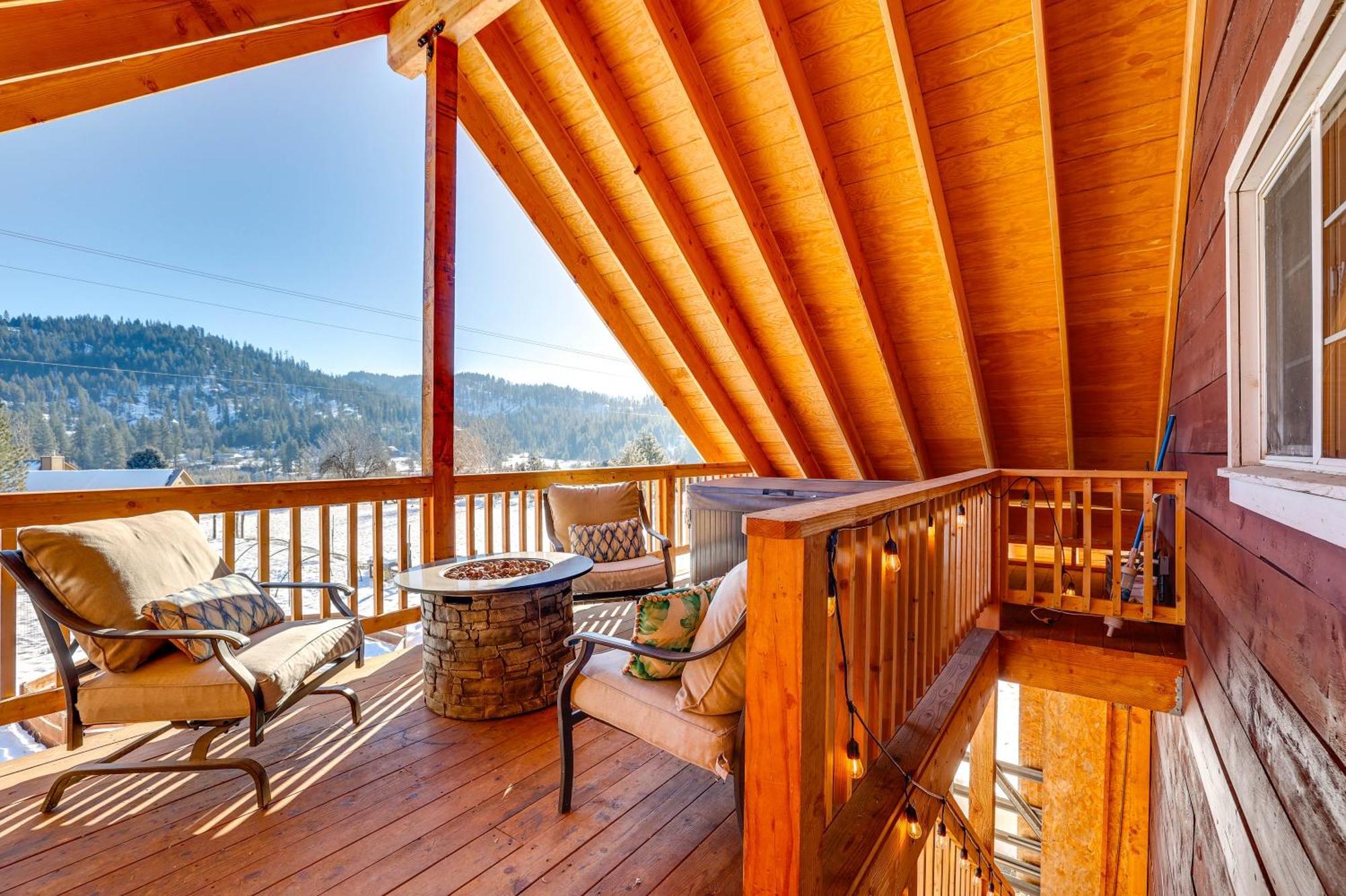 Garden Valley Apartment With Hot Tub And Mtn Views! Crouch Esterno foto