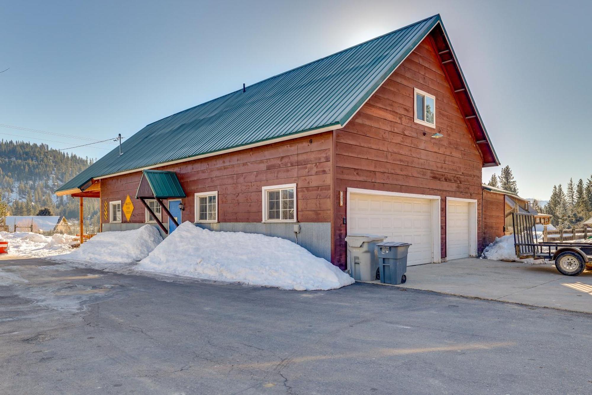 Garden Valley Apartment With Hot Tub And Mtn Views! Crouch Esterno foto