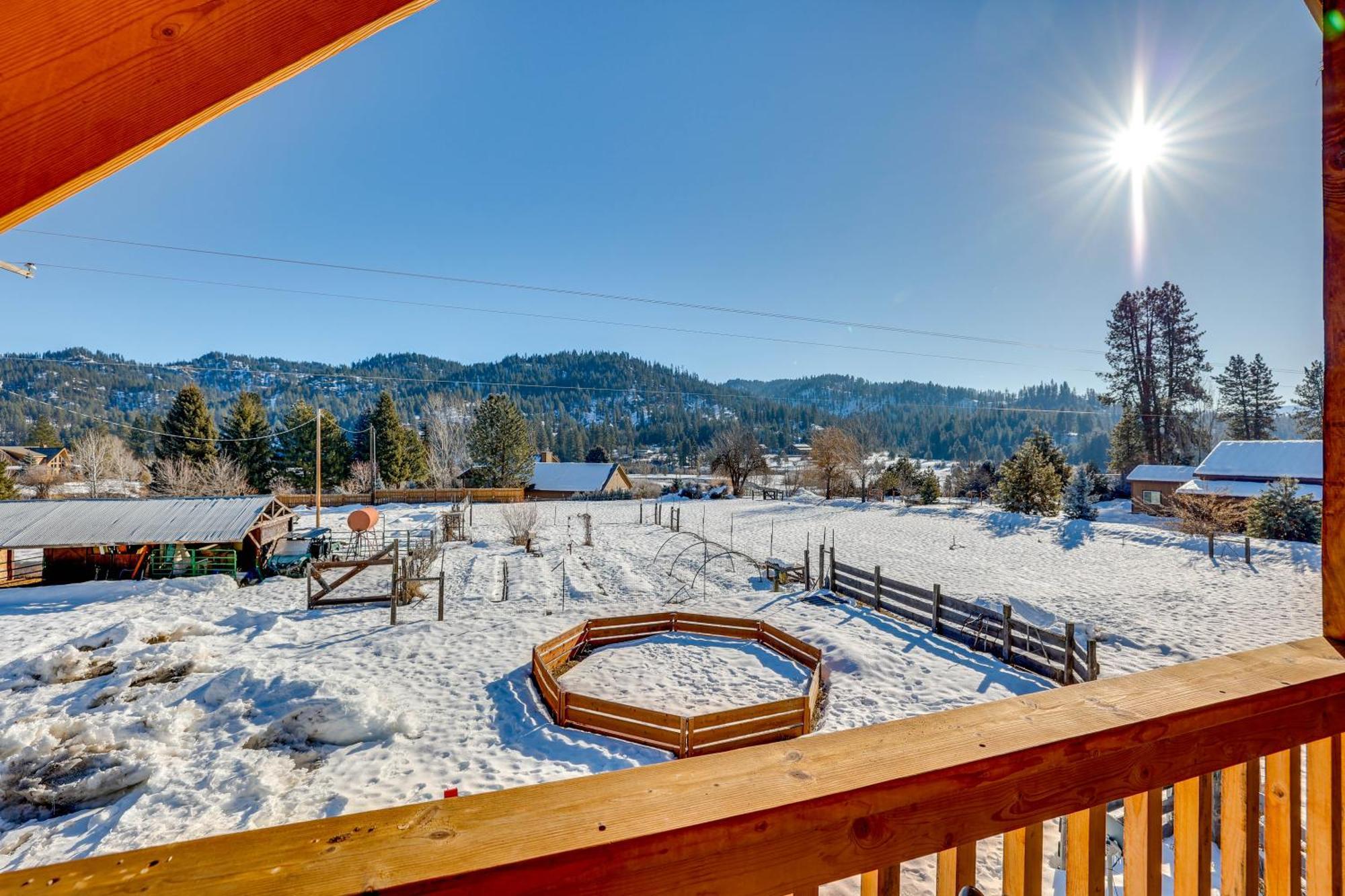 Garden Valley Apartment With Hot Tub And Mtn Views! Crouch Esterno foto
