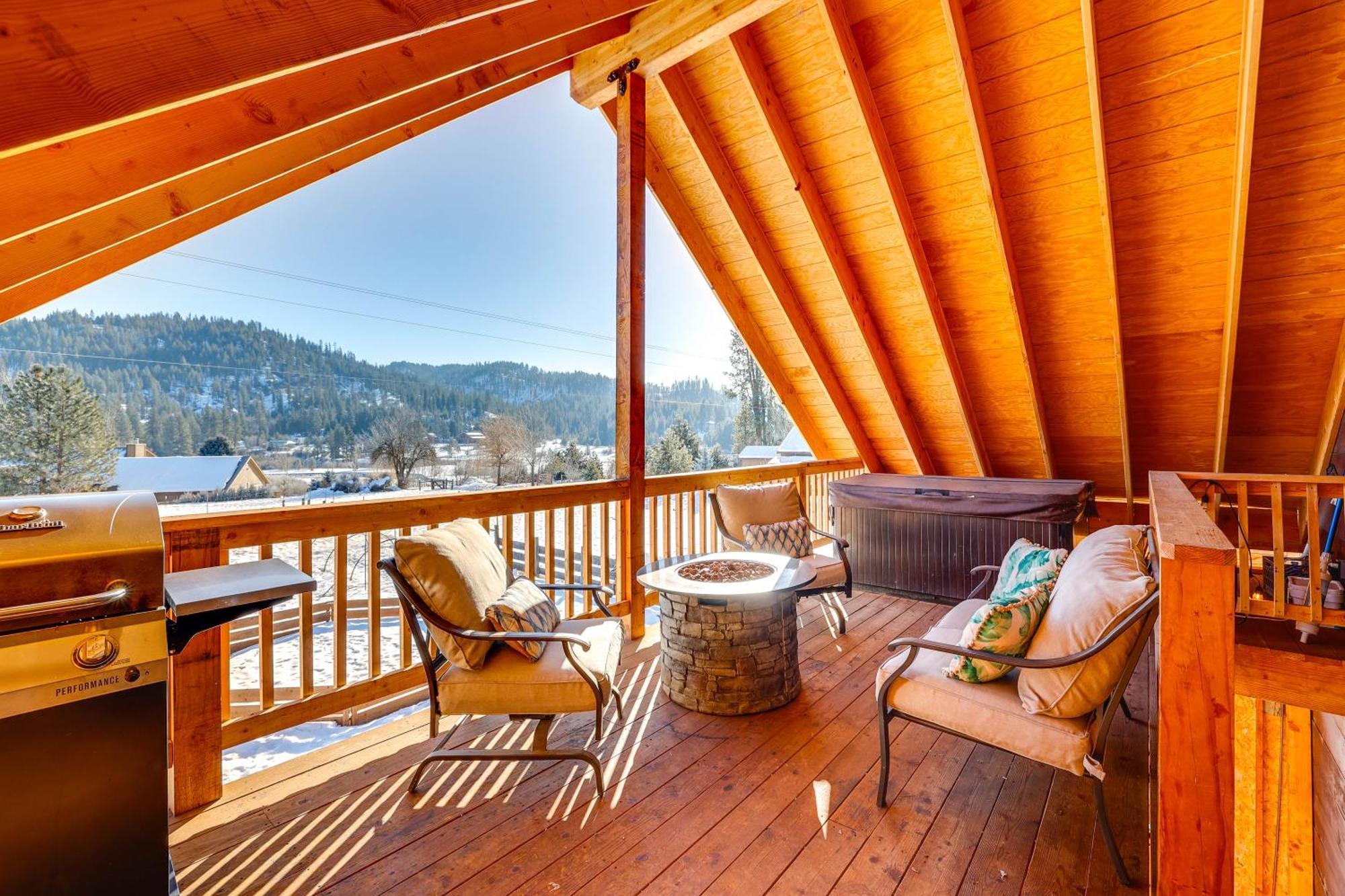 Garden Valley Apartment With Hot Tub And Mtn Views! Crouch Esterno foto